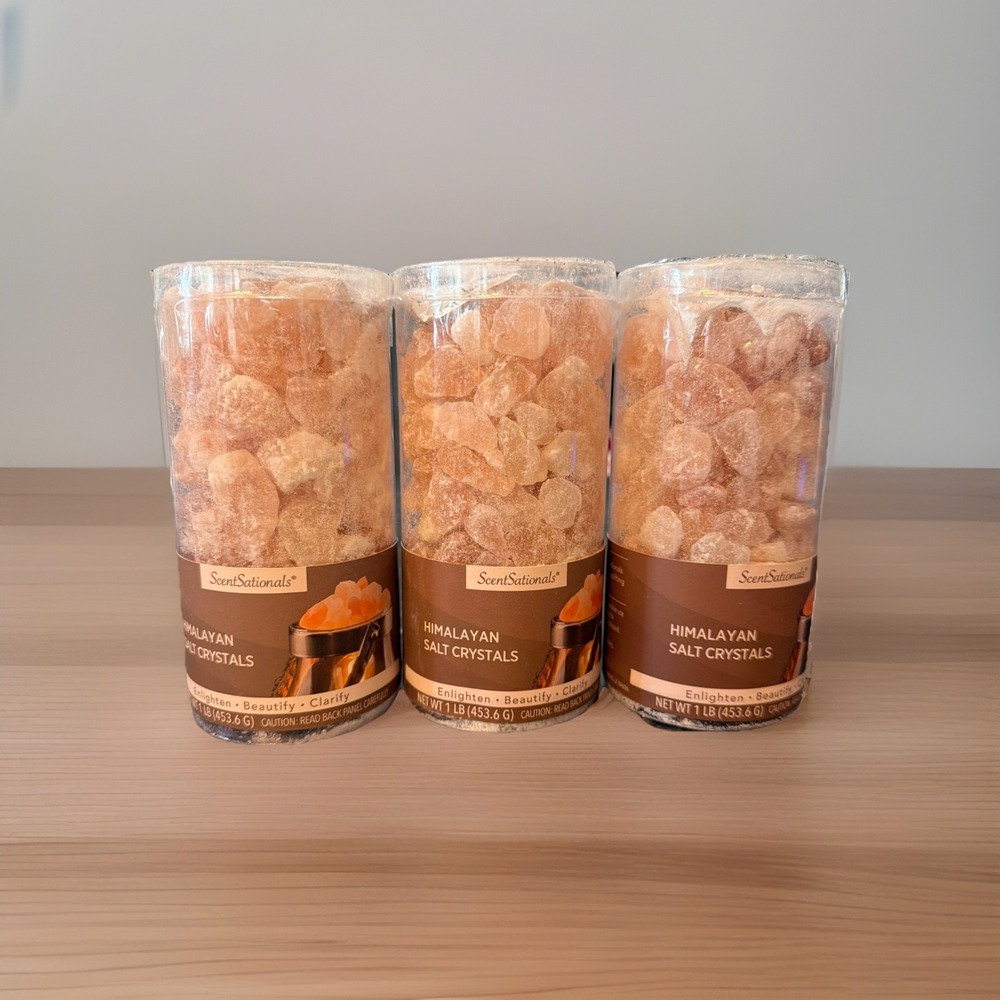 3-Pack ScentSationals Himalayan Salt Crystals Enlighten Beautify Clarify Relax